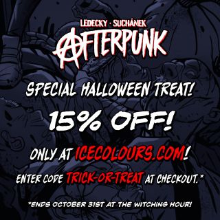 Tento Halloween jsme na koledníky připraveni se speciální nadílkou! Kupte si komiks AFTERPUNK podepsaný oběma autory a...